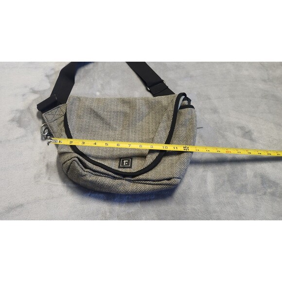 Rickshaw Herringbone Tweed Mini Zero Messenger Bag - Picture 3 of 8